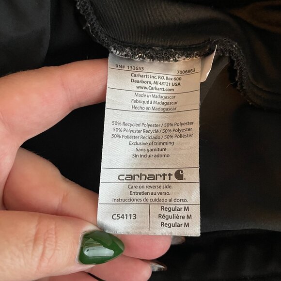 Carhartt Women Maternity M Black Force Essential Jogger Scrub Pants Pockets - Picture 7 of 7